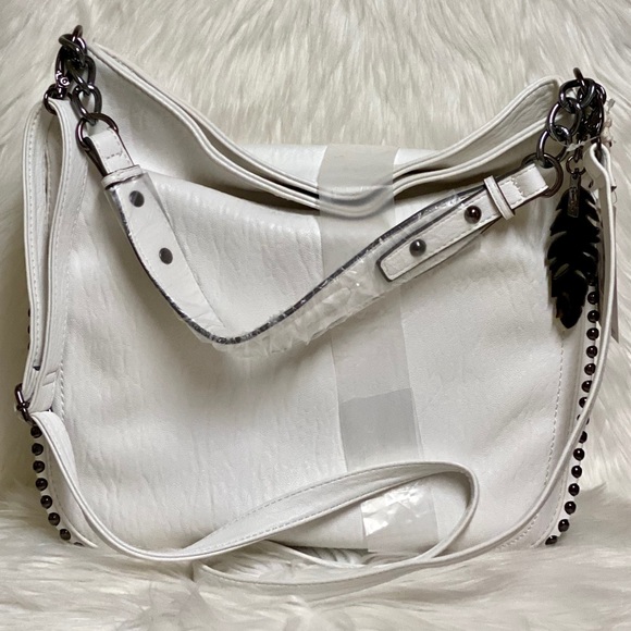 Jessica Simpson Camile Studded Crossbody Satchel - Picture 2 of 8